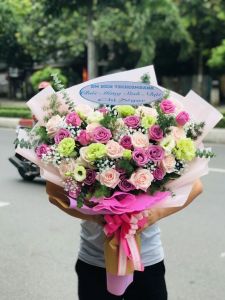 HBG2- bó hoa đẹp mừng sinh nhật