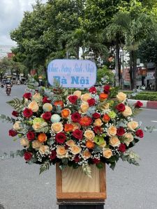 HLG1- Lẵng hoa đẹp ở Phú Nhuận